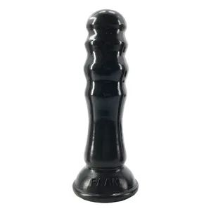 FAAK 20.5cm 8 "dick 5cm welle form silikon bambus dildo riesige silikon anal butt plug schwarz jungen sex spielzeug für anal sex