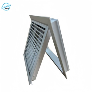 ตะแกรงอากาศย้อนกลับแบบปรับได้พร้อมแผงประตูแบบมีบานพับและมุ้งกันแมลง - Product Image 4