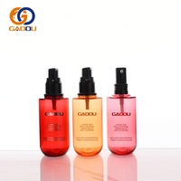 Bouteilles en PET en forme de capsule à brume fine, couleur personnalisée, vente chaude, pour sérum de soin de la peau avec pulvérisateur inversé