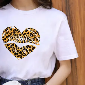 China Leverancier Groothandel Prijs Vrijetijdskleding Homewear Shirt Wit Aangepaste Logo Plus Size T-shirt Top Shirt Voor Dames
