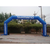 Arche publicitaire gonflable sur mesure en promotion pour événements sportifs, ligne de départ, marathon, triathlon