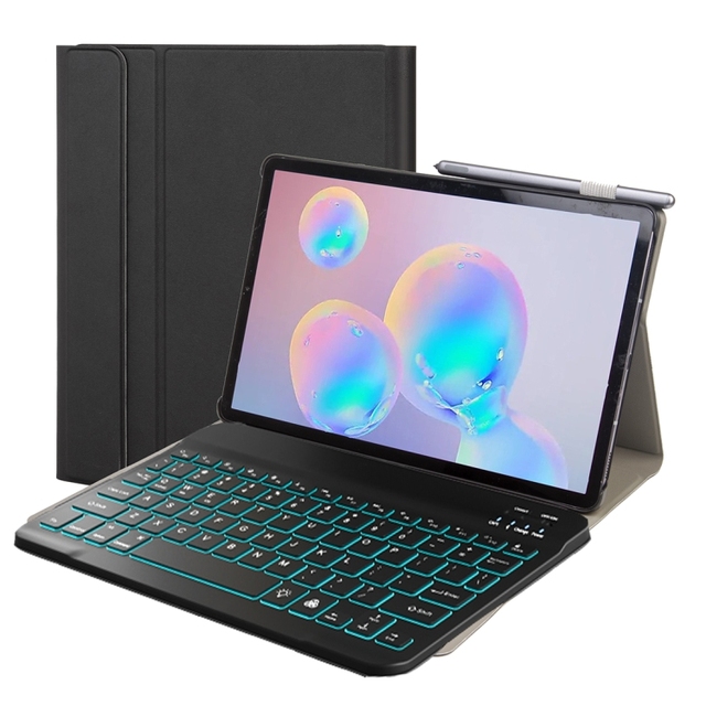 For Lenovo Smart Tab M10 HPD Plus TB-X606F 10.3 Inch Removable Magnetic ABS Wireless Keyboard Protective Leather Tablet Case