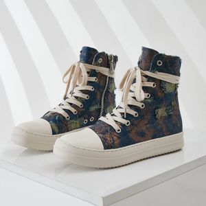 Chaussures Unisexe Tendance 2025 – Baskets Décontractées en Toile à Plateforme Basse avec Fermeture Éclair pour Femme - Product Image 3