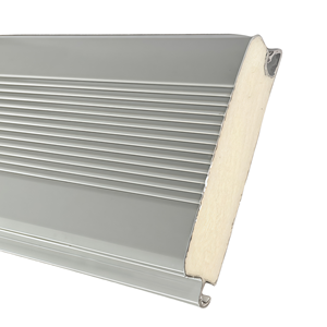 Puerta Enrollable Moderna de Aluminio con Borde de Seguridad Fotoeléctrico, Reversa Automática, Duradera, con Aislamiento Térmico, 1 Año de Garantía, para <span class=keywords><strong>Garaje</strong></span> - Product Image 4
