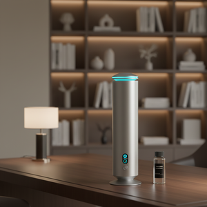 Diffuseur d'huiles essentielles avec écran LED, veilleuse, fonction minuterie, contrôle facile - Product Image 1