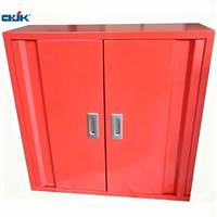 Armoire à enrouleur de tuyau d'incendie double porte en acier doux de haute qualité avec revêtement en poudre pour la lutte contre l'incendie