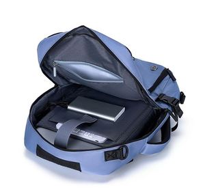 Large Capacity Casual Unisex Oxford Travel <b>Backpack</b> Laptop Shoes <b>Compartments</b> Zipper Closure USB Port Multi-Function Overnight - Product Image 4