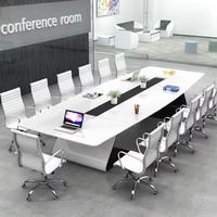 Table de conférence multi-personnes de qualité supérieure, design moderne en métal, pour la maison, le bureau et l'école