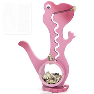 2024 jouet en bois dinosaure calendrier étagère enfants tirelire avec plusieurs motifs d'animaux tirelires pour les tout-petits bébé garçons filles - Product Image 1