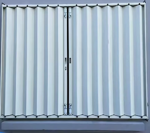 Volets accordéon anti-ouragan et panneaux anti-tempête JINFUDA Florida, volets accordéon latéraux pliables anti-ouragan - Product Image 1