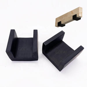 EPDM U-Shaped Floating Floor Vibration Isolation Bracket, Acoustic Shock Absorber Clip for Studio Vibration Decoupling - Product Image 3