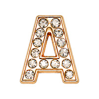 Breloques de sabot en métal doré et argenté en forme de lettres, accessoires de décoration de chaussures en gros, boucles pour lettres anglaises A-Z, breloques de chaussures