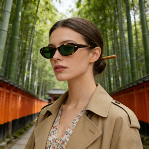 <span class=keywords><strong>Gafas</strong></span> <span class=keywords><strong>de</strong></span> Sol Retro Ovaladas Estrechas <span class=keywords><strong>de</strong></span> Acetato para Mujer, Forma <span class=keywords><strong>de</strong></span> Ojo <span class=keywords><strong>de</strong></span> Gato, Lentes Verdes con Protección UV400, Estilo Vintage, Logotipo <span class=keywords><strong>de</strong></span> <span class=keywords><strong>Marca</strong></span> Personalizado - Product Image 2