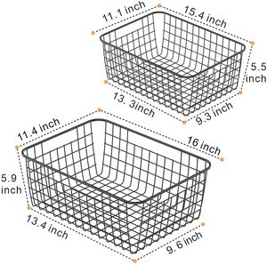 Storage Basket Oem Wholesaler Popular Newest Gold Wire <b>Mesh</b> Metal Storage Basket - Product Image 3
