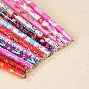 Crayons en bois personnalisés adorables de haute qualité, vente en gros directe d'usine, sur le thème de la Saint-Valentin - Product Image 4