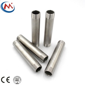 Produttore 304 316 tubo in acciaio inox nipplo barrel nipple thread raccordo per tubo nipplo lucidato - Product Image 2