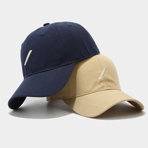 <span class=keywords><strong>Slash</strong></span> broderie couleur unie profil bas casquette de Baseball polyvalent réglable chapeaux de camionneur pour hommes et femmes conception Simple - Product Image 3