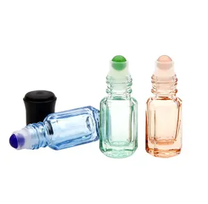 Flacon compte vide en verre, bouteilles pour parfum, huile essentielle, de parfum, style arabe, marron, capacité 3ml 6ml 12ml, 1 pièce