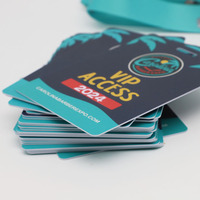 LBR Gift Cordon de Cou en Polyester Personnalisé par Sublimation avec Impression Couleur Intégrale et Carte d'Identité PVC pour Accès Conférence