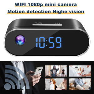 Reloj de pared digital que incorpora cámara WiFi de seguridad inalámbrica nocturna - Product Image 3