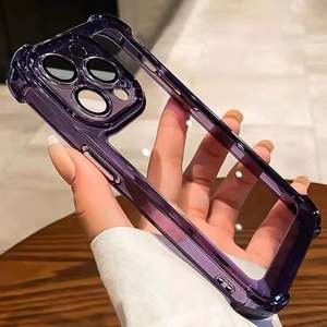 Coque de téléphone portable antichoc transparente d'usine pour <span class=keywords><strong>iPhone</strong></span> 7 8X11 12 <span class=keywords><strong>13</strong></span> 14 15 16 Pro Max accessoire housse de protection d'objectif de caméra - Product Image 5