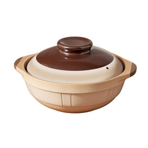 Pot à soupe en terre cuite sur mesure 2,1-5L, résistant à la chaleur, avec couvercle, pour usage domestique et commercial - Product Image 1