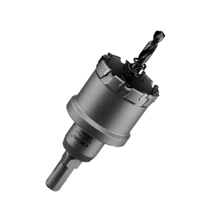 Broca central con punta de carburo de tungsteno de 22x5mm Sierras de agujero TCT para acero plástico-Taladro manual Acero de carburo - Product Image 3