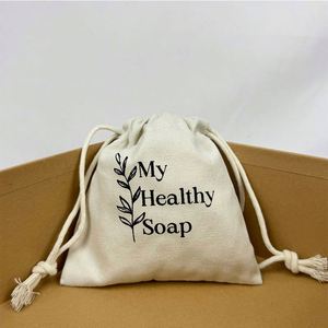 Bolsa de Tela de Muselina de Algodón Orgánico Personalizada con Cordón, de Alta Calidad, para Manualidades, Pegatinas y Regalos - Product Image 5