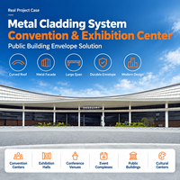 GloStar – Grande structure en acier pour lieux événementiels, bâtiment métallique préfabriqué pour centres de conférence et d'exposition