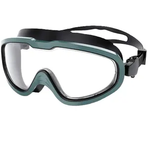 Gafas DE SEGURIDAD DE marco grande de alta calidad logotipo impreso gafas de natación antivaho gafas de buceo