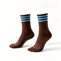 Chaussettes de danse classique en coton peigné éponge, antibactériennes, avec logo personnalisé sur le dessous, pour soulager la fatigue de la voûte plantaire