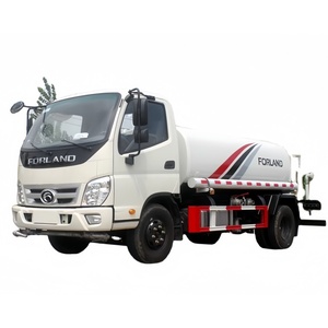 รถบรรทุกฉีดน้ำ 4x2 ยี่ห้อฟอร์แลนด์ ผลิตในจีน พร้อมถังเก็บน้ำเหล็กกล้าคาร์บอนขนาด 5000 ลิตร - Product Image 2