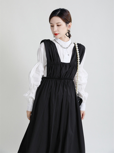 2123 nuovo autunno più popolare bella ragazza vestito Casual gonna gilet di media lunghezza - Product Image 6