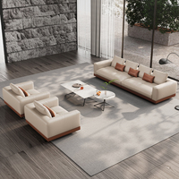 Canapé en cuir PU de haute qualité italien de luxe, élégant, design, pour bureau, direction, PDG, cadre, salle VIP, réception