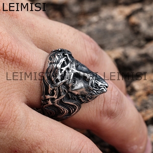 Hiphop in acciaio inox oro Catholic crucifio gesus cristo anelli Christian protezione gioielli per gli uomini delle donne - Product Image 6