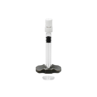 Seringue en verre de 5 ml avec capuchon OVS anti-effraction, récipient hermétique à embout Luer Lock pour fluides de précision