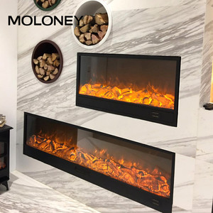 3 couleur flamme 110V120V/220V240V mural faux <span class=keywords><strong>cheminée</strong></span> électrique - Product Image 2