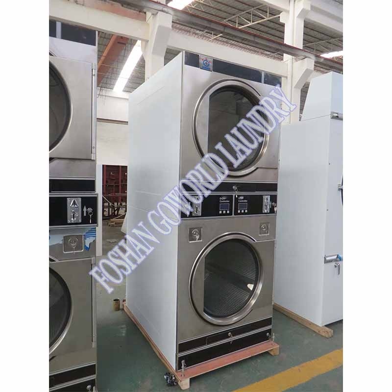 2*12kg steam heating industrial washing drying machine with coin slot