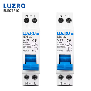 Minidisjuntor MCB Série DPN 1P+N 6A 10A 16A 20A 25A 32A 40A - Product Image 1