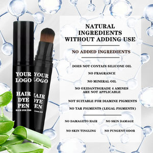 Private Label Cabelo Dye Pen Touch up Root Corretivo Preto Marrom Escuro Natural Lace Dye Escova Pen - Product Image 5