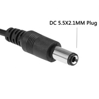 Câble d'alimentation USB vers Hosiden + USB B mâle DC 5521 pour terminal pos 1 en 2 12V