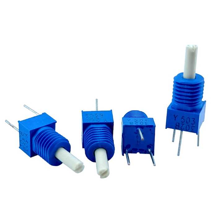 3360Y 5k Rated Power 0.5W Variable Resistors with 6mm Knob Trimmer Potentiometers