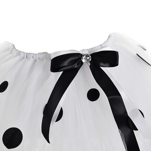 Enfants blanc point Tulle Tutu jupe mignon dessin animé <span class=keywords><strong>dalmatien</strong></span> oreilles bandeau noeud papillon queue ensemble Halloween carnaval Cosplay Costume - Product Image 6