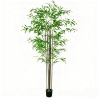 Vente en gros 1.8m Offre Spéciale arbre de bambou artificiel avec pot arbre de bonsaï en bambou pour la décoration intérieure et extérieure