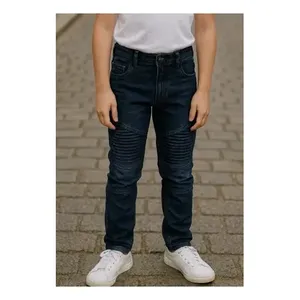 Pantalones Vaqueros para Niños Adrenaline, Lavado Oscuro, Corte Recto, Mezclilla Elástica, Cintura Media, 5 Bolsillos - Product Image 1