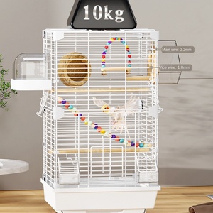 Xuanfeng Villa büyük Metal kuş göz kafesi şakayık kaplan cilt düğme kapatma ev uzay görünümü katı papağan kuş depolama - Product Image 2