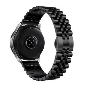 Bracelet de luxe en acier inoxydable 20/22mm, bracelet à maillons, bracelet de montre en métal pour <span class=keywords><strong>Samsung</strong></span> <span class=keywords><strong>Gear</strong></span> <span class=keywords><strong>S2</strong></span>/3/4 Active 2/1 Smart Watch - Product Image 4