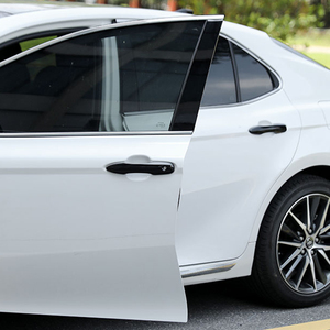 18-25 Toyota Camry copertura della maniglia della porta-ABS Full Wrap protettore, nero/fibra di carbonio modello accessori per auto - Product Image 4