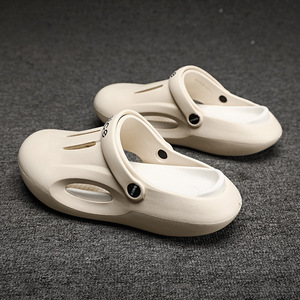 Women's <b>Clogs</b> White EVA Sole Non Slip Thick Heel Beach Sandals Size 35 45 - Product Image 2