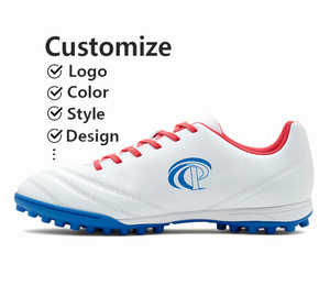 Personalizado OEM alto tobillo profesional precio barato <span class=keywords><strong>botas</strong></span> de fútbol de césped <span class=keywords><strong>artificial</strong></span> zapatos de fútbol <span class=keywords><strong>para</strong></span> los hombres - Product Image 3